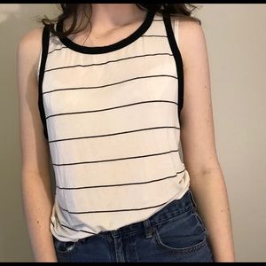 Trendy Striped Tank Top